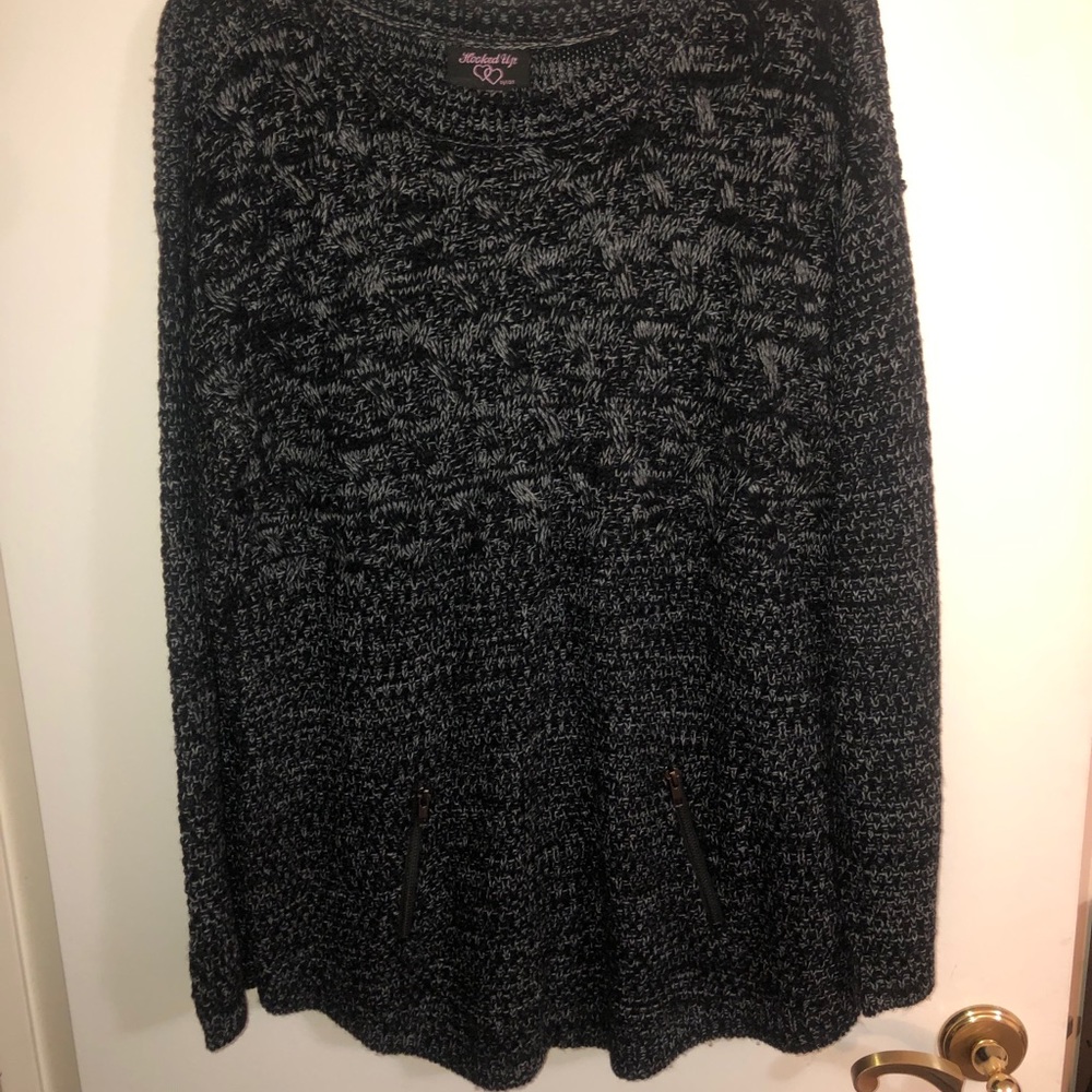 Black/Gray Sweater